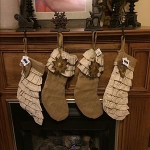 Mud Pie Christmas stockings, 4